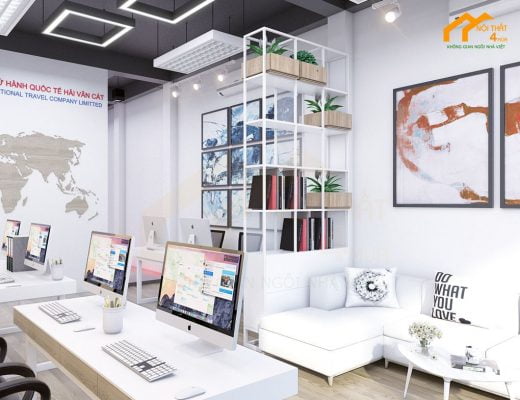 Phối cảnh bản vẽ văn phòng nơi bạn tiếp khách