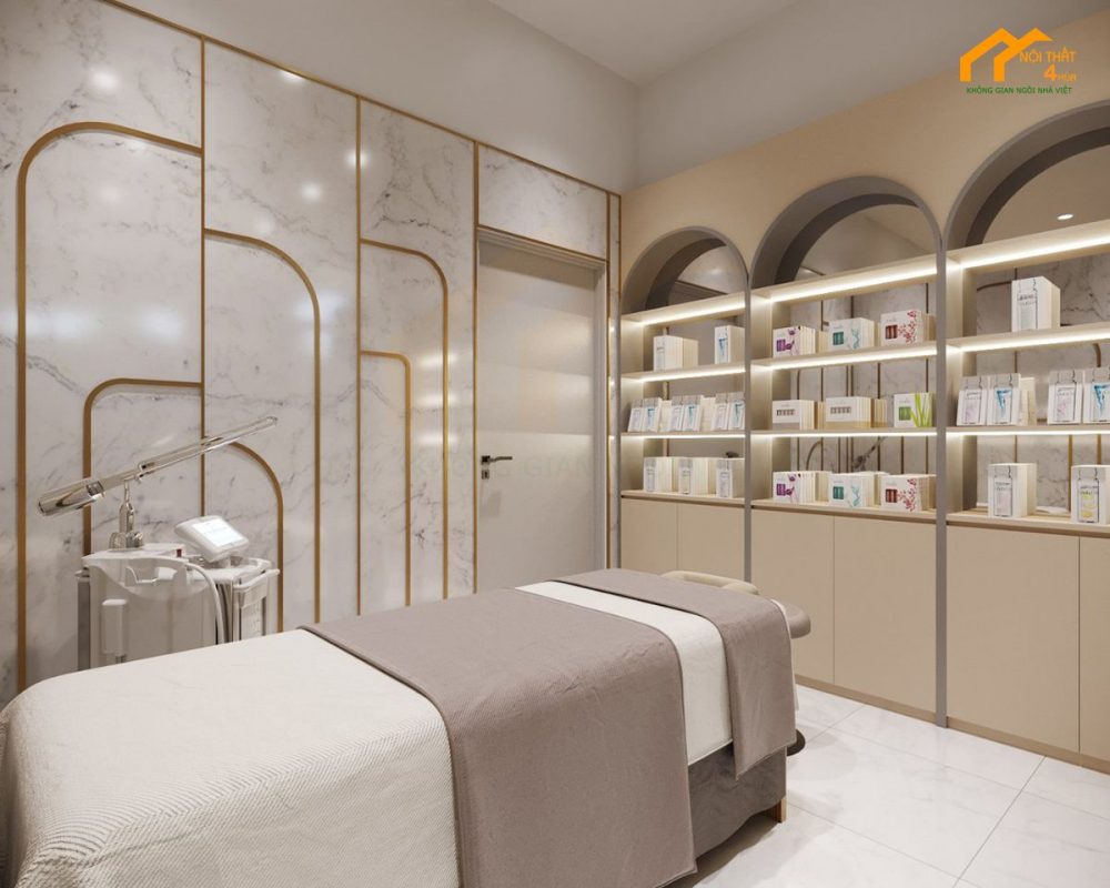 Thiết kế spa da liễu đạt chuẩn giúp nâng cao trải nghiệm khách hàng