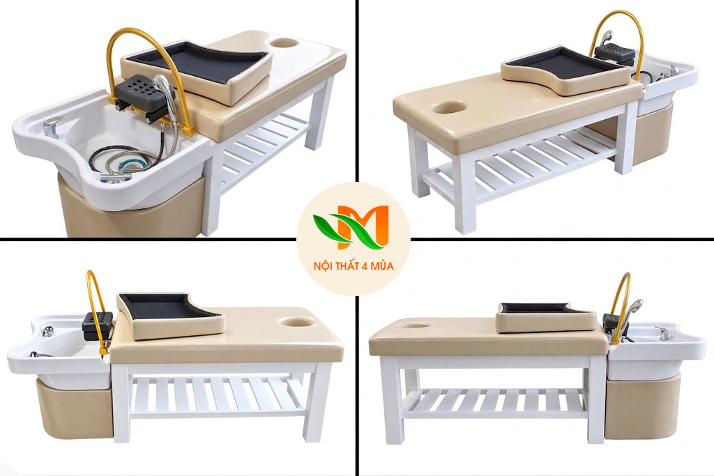 Mẫu giường gội đầu cao cấp tiết kiệm chị phí