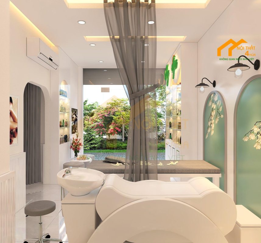 Bản thiết kế spa Ivy ở quận Tân Bình 2