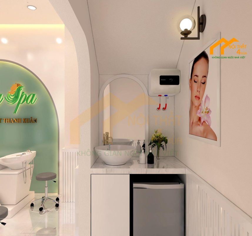 Bản thiết kế spa Ivy ở quận Tân Bình