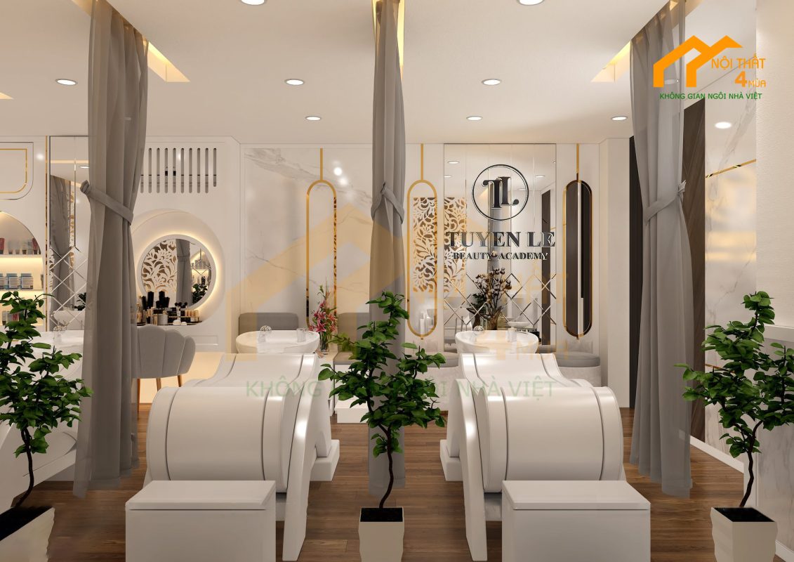 Dự án thiết kế spa Tuyền Lê Beauty Academy 2