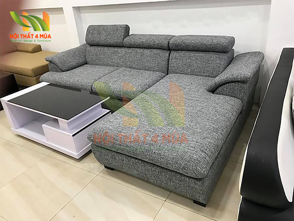 Mẫu vải bố là gì? Ưu và nhược điểm bạn cần biết 4 Bộ sofa bọc vải bố canvas