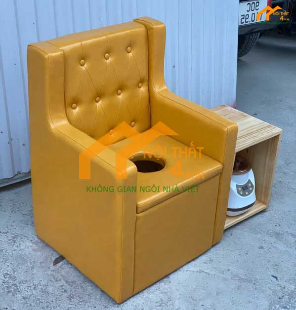 Bộ ghế xông hơi phụ khoa cao cấp - GXHPK01 8 Bàn ghế xông hơi phụ khoa sau sinh