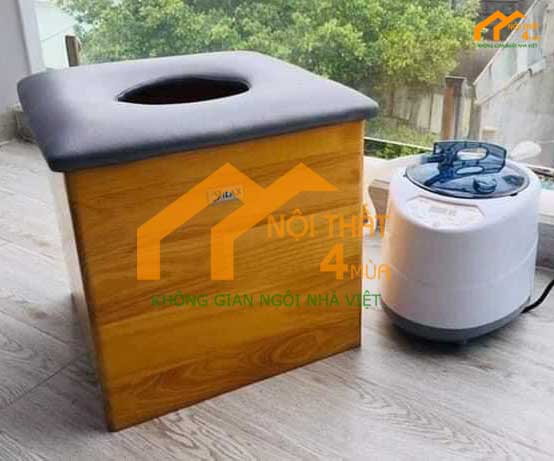 Ghế xông vùng kín bằng gỗ - GXVK01 6 Công dụng ghế xông phụ khoa