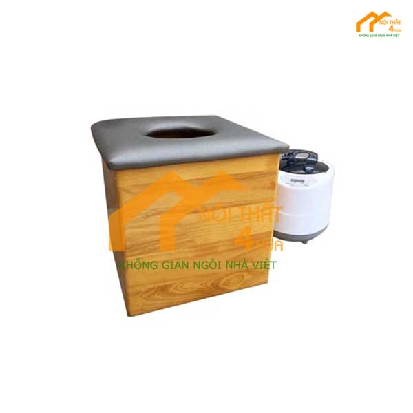 Ghế xông vùng kín bằng gỗ - GXVK01 5 Ghế xông vùng kín bằng gỗ thông