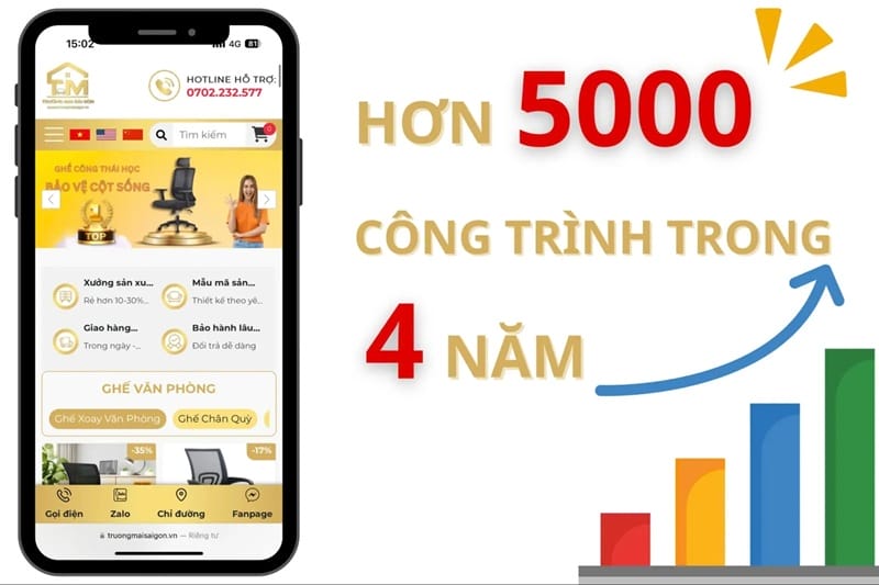 Những mẫu bàn văn phòng lắp ghép tiện lợi, hiện đại #2025 6 Nội thất văn phòng Trường Mai Sài Gòn