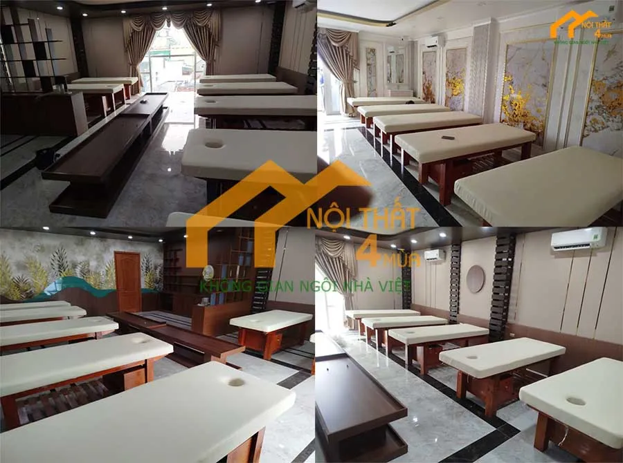 Thi Công Trọn Gói Mẫu Giường Spa & Nội Thất Spa Đẹp Tại Cà Mau 4 Không Gian Spa Hoàn Thiện Với Giường Spa Cao Cấp – Nội Thất Spa Sang Trọng Tại Cà Mau