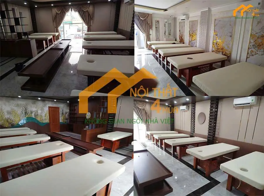 Thi Công Trọn Gói Mẫu Giường Spa & Nội Thất Spa Đẹp Tại Cà Mau 8 Dự Án Thi Công Spa Trọn Gói Tại Cà Mau – Lắp Đặt Giường Spa Gỗ Tự Nhiên Và Nội Thất Cao Cấp