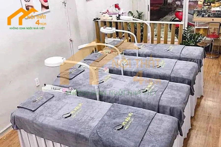 Dự Án Thi Công Giường Spa, Ghế Foot Massage Tại Bãi Trường, Phú Quốc Năm 2025 3 Quy trình lắp đặt giường spa tại Plus Hotel Phú Quốc
