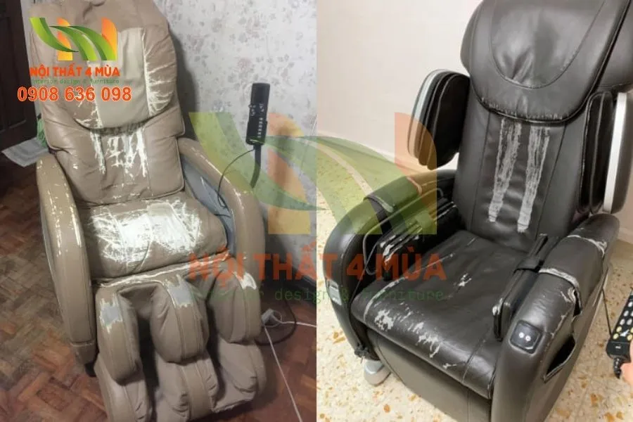Dịch Vụ Bọc & Thay Da Ghế Massage Cao Cấp, Giá Rẻ Tại Nhà Ở TPHCM 17 Thay da ghế massage với nhiều màu sắc đa dạng.