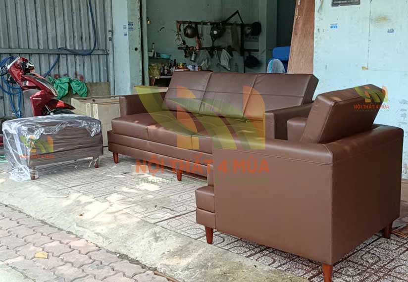 Bọc lại ghế Sofa giá rẻ tại TPHCM uy tín, chất lượng như mới 3 Bọc lại ghế sofa da hiện đại