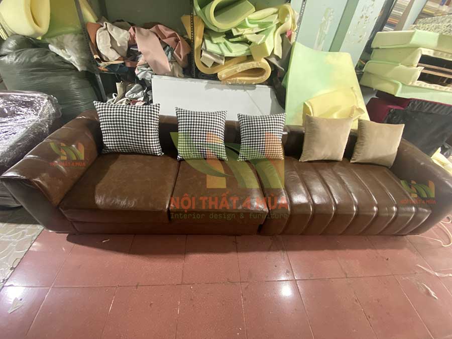 Bọc lại ghế Sofa giá rẻ tại TPHCM uy tín, chất lượng như mới 7 Bọc lại ghế sofa da bò thật