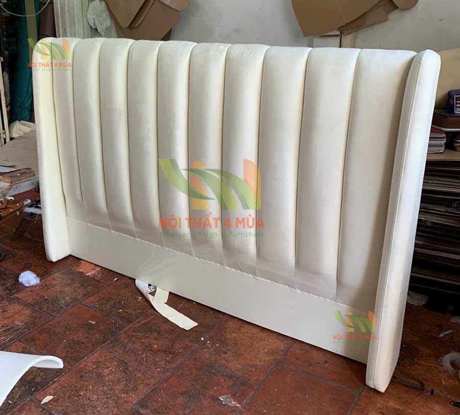 Bọc nệm đầu giường, làm tấm nệm ốp đầu giường giá rẻ TpHCM 15 Tấm ốp bọc nệm đầu giường đẹp