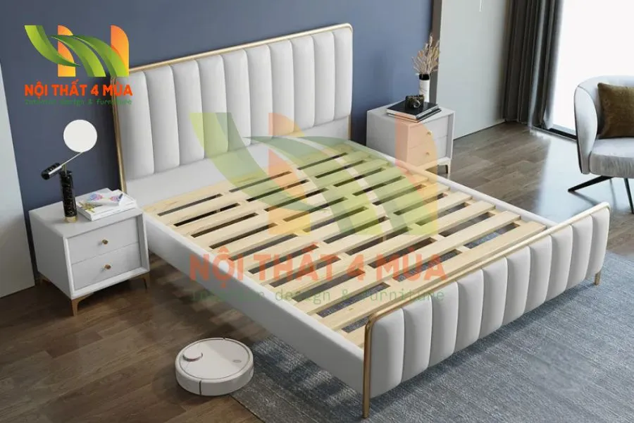 Dịch Vụ Bọc Nệm, Làm Nệm Ốp Đầu Giường Giá Rẻ Tại Nhà Ở TPHCM 15 Sự kết hợp hoàn hảo giữa bọc nệm đầu giường và làm nệm ốp đầu giường