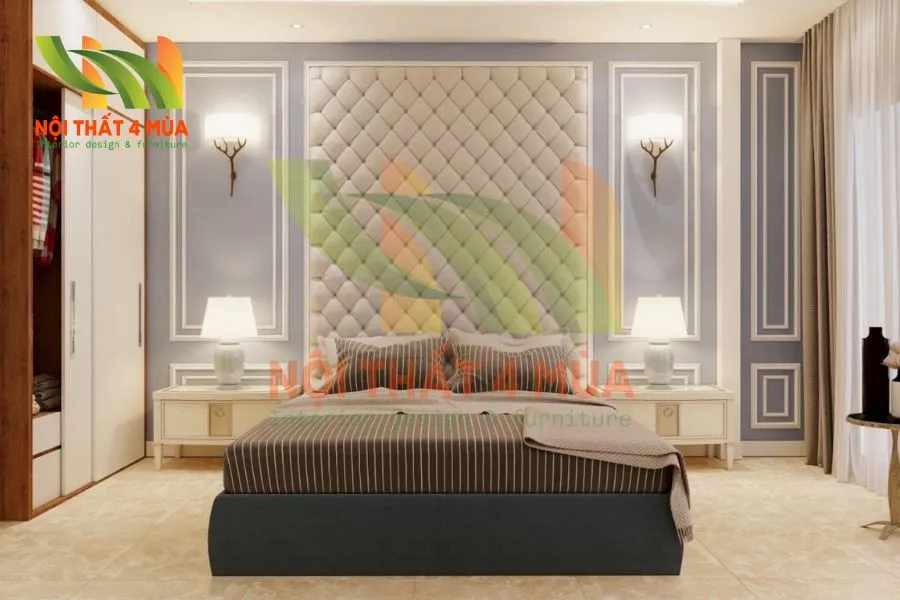 Dịch Vụ Bọc Nệm, Làm Nệm Ốp Đầu Giường Giá Rẻ Tại Nhà Ở TPHCM 20 Giường ngủ thêm êm ái nhờ bọc nệm đầu giường và làm nệm ốp đầu giường