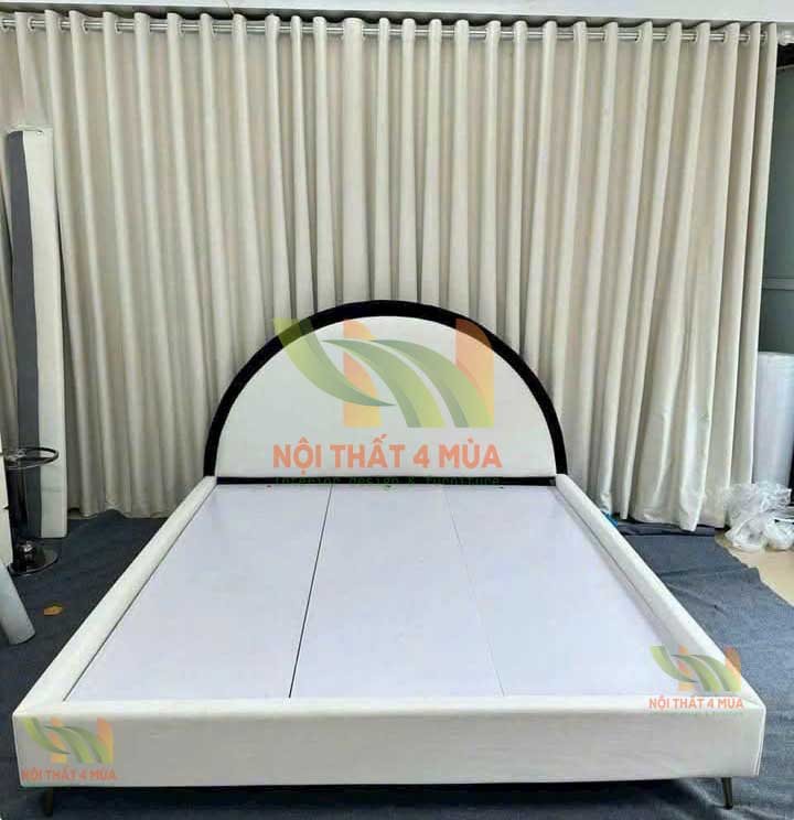 Bọc nệm đầu giường, làm tấm nệm ốp đầu giường giá rẻ TpHCM 30 Bọc đệm đầu giường hình cong đẹp