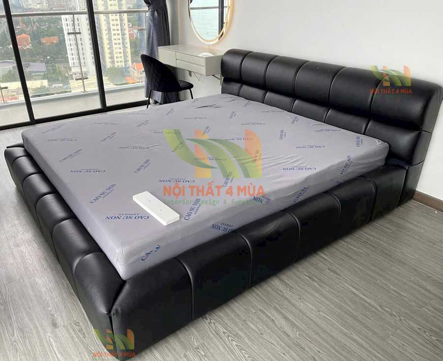 Bọc nệm đầu giường, làm tấm nệm ốp đầu giường giá rẻ TpHCM 26 Bọc đệm đầu giường đẹp