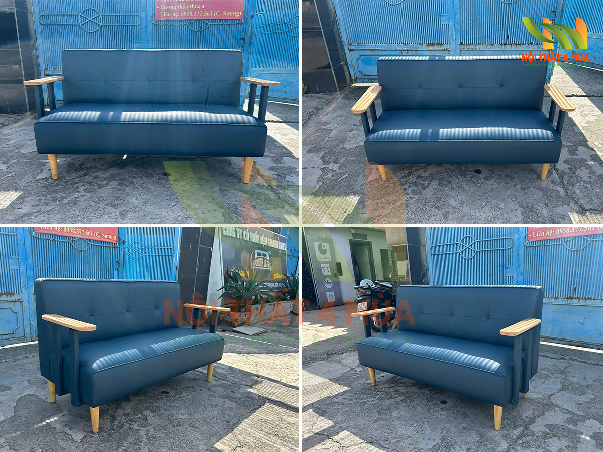 Thi công bộ ghế sofa chờ cho phòng khám y tế hiện đại 2 ghế sofa phòng khám