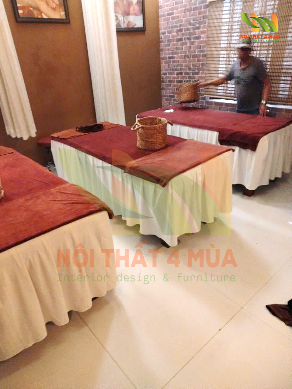 Thi công lắp đặt 18 giường spa ở Đà Lạt 9 setup giường spa