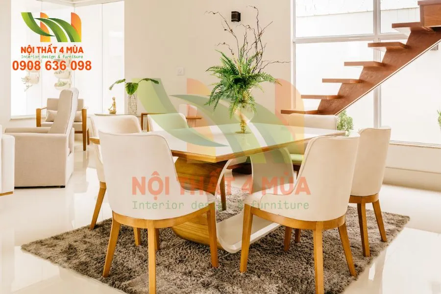 Bọc Ghế Bàn Ăn Đẹp, Hợp Phong Thủy Và Hiện Đại Cho Không Gian Sống 2 Ý tưởng bọc ghế bàn ăn sang trọng cho không gian gia đình hiện đại