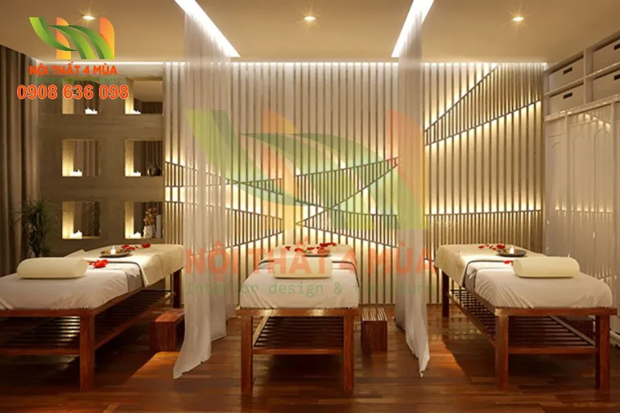 Bọc Nệm Giường Spa Chuyên Nghiệp – Giải Pháp Nâng Tầm Không Gian Spa 15 Album ảnh mẫu Bọc Nệm Giường Spa cho spa quy mô lớn