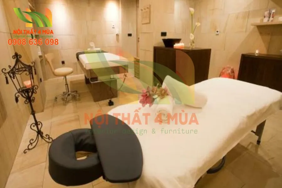 Bọc Nệm Giường Spa Chuyên Nghiệp – Giải Pháp Nâng Tầm Không Gian Spa 23 Ảnh thực tế quá trình thay mới Bọc Nệm Giường Spa