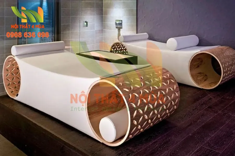 Bọc Nệm Giường Spa Chuyên Nghiệp – Giải Pháp Nâng Tầm Không Gian Spa 9 Album hình ảnh các kiểu Bọc Nệm Giường Spa được ưa chuộng