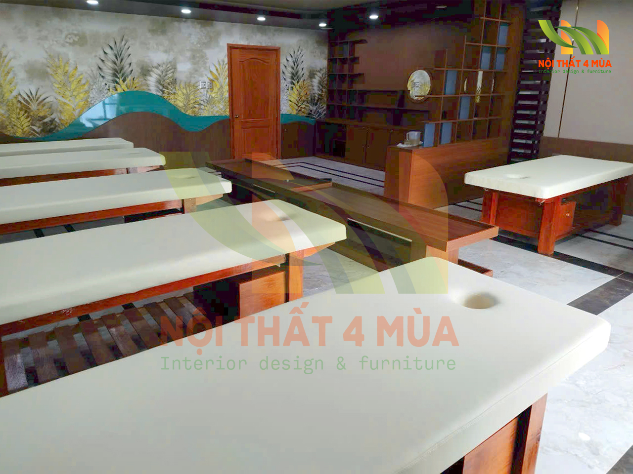 Thi công dự án nội thất Trang beauty & spa ở Cà Mau 3 thi công phòng trị liệu trang beauty spa