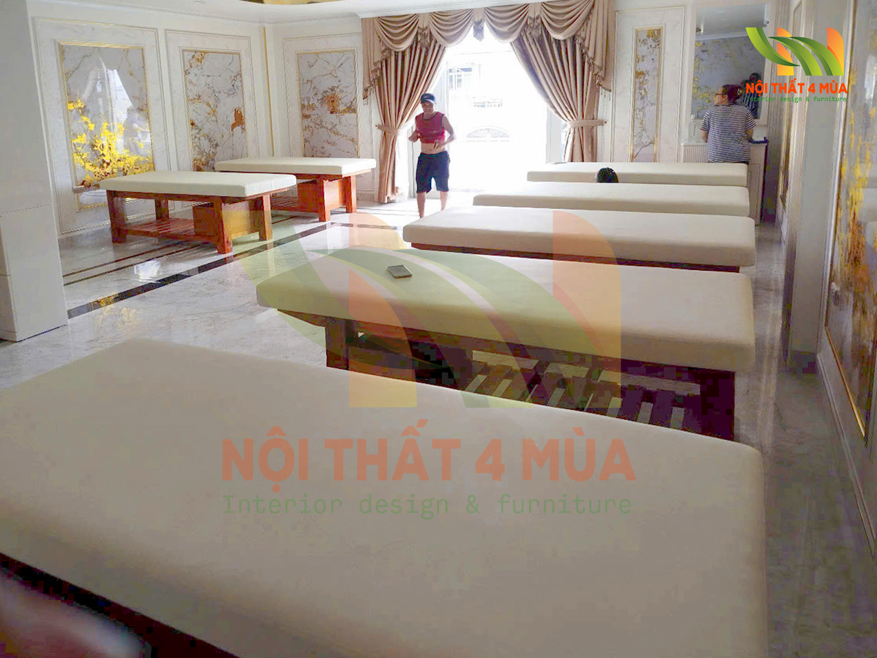 Thi công dự án nội thất Trang beauty & spa ở Cà Mau 6 thi công spa trọn gói tại cà mau