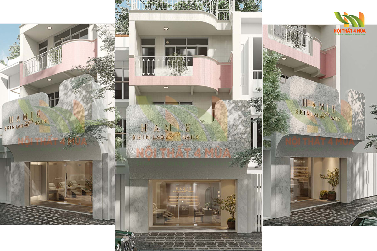 +50 Mẫu thiết kế mặt tiền spa hợp phong thuỷ, đẹp ấn tượng - Kinh doanh thuận lợi 15 Mẫu thiết kế mặt tiền spa đẹp số 6