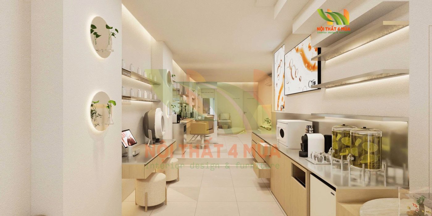 thiet ke spa phong cach han coco spa 11