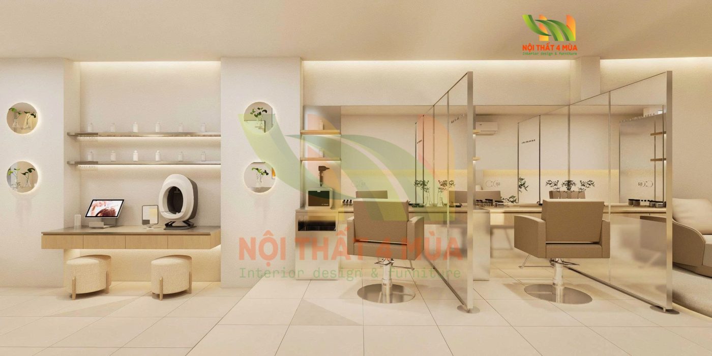 thiet ke spa phong cach han coco spa 13