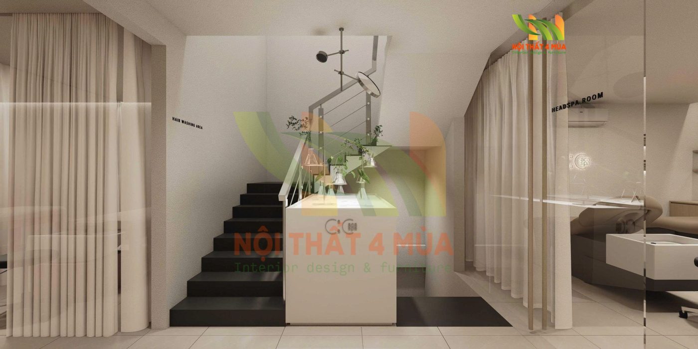 thiet ke spa phong cach han coco spa 14