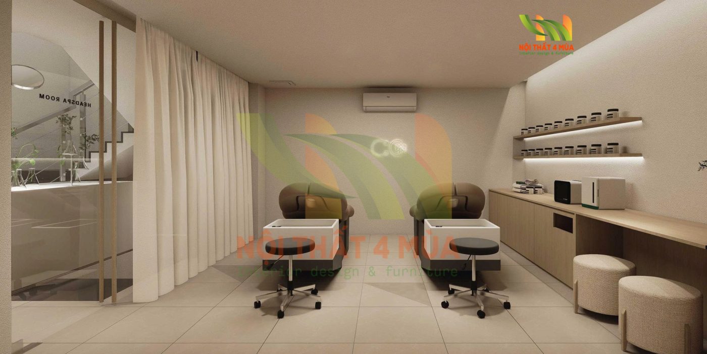 thiet ke spa phong cach han coco spa 18