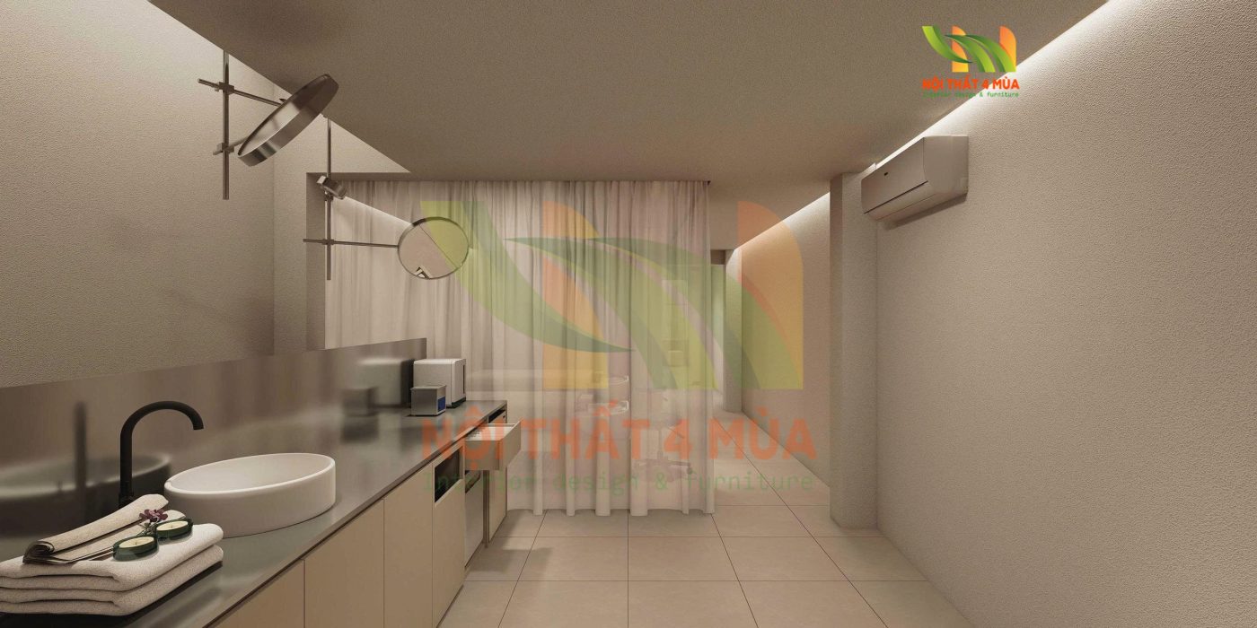 thiet ke spa phong cach han coco spa 19