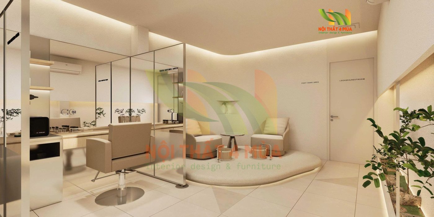 thiet ke spa phong cach han coco spa 21