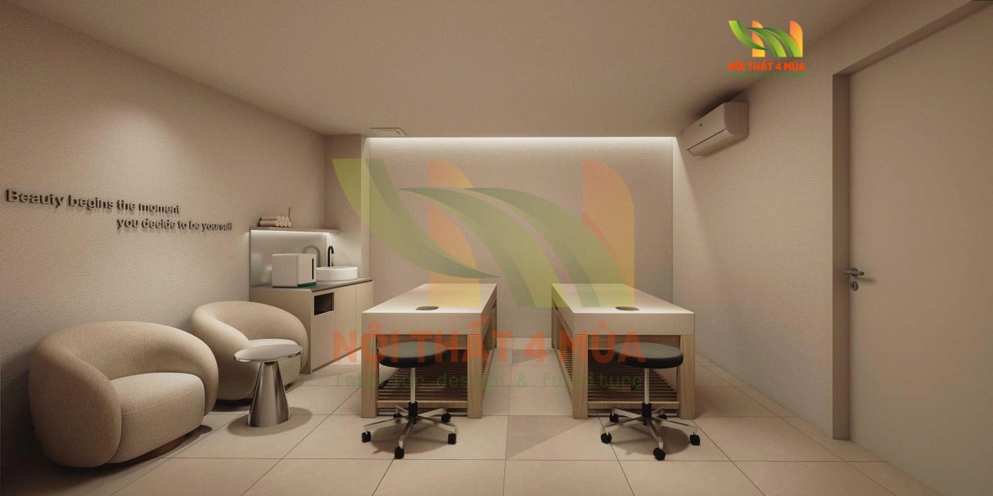 thiet ke spa phong cach han coco spa 22
