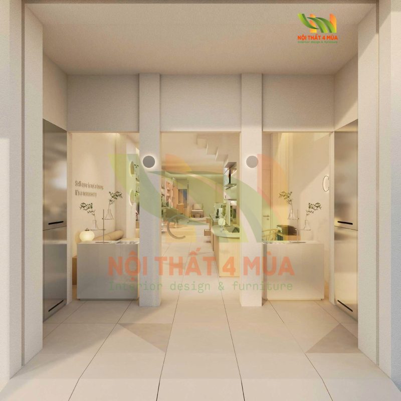 thiet ke spa phong cach han coco spa 3