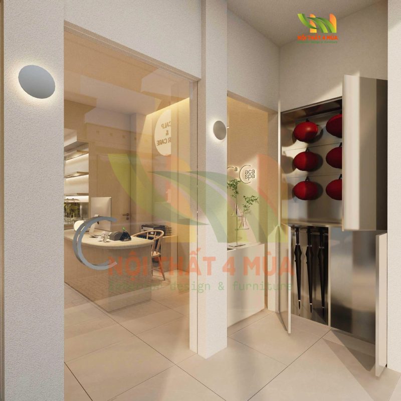thiet ke spa phong cach han coco spa 5