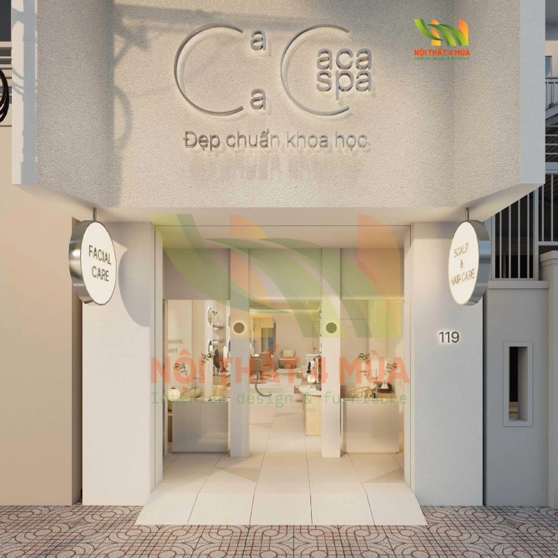 thiet ke spa phong cach han coco spa 6