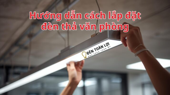 Hướng dẫn lắp đặt đèn thả văn phòng chuẩn kỹ thuật 2 Hướng dẫn lắp đặt đèn thả văn phòng chuẩn kỹ thuật