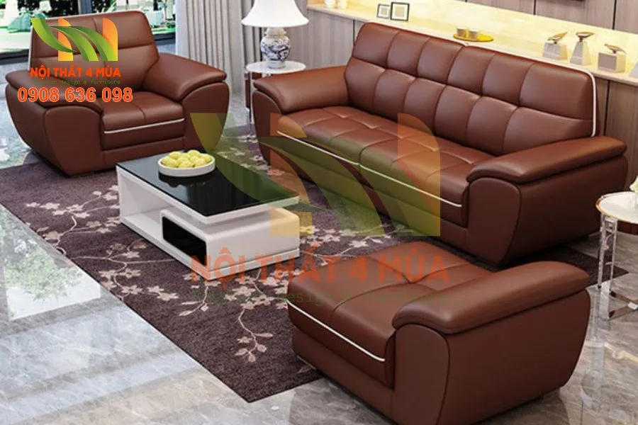 Mẫu thực tế bọc ghế sofa giúp làm mới phòng khách