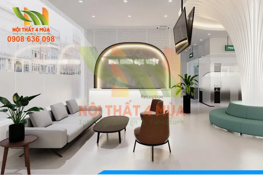 Sản phẩm hoàn thiện sau khi bọc ghế sofa bệnh viện