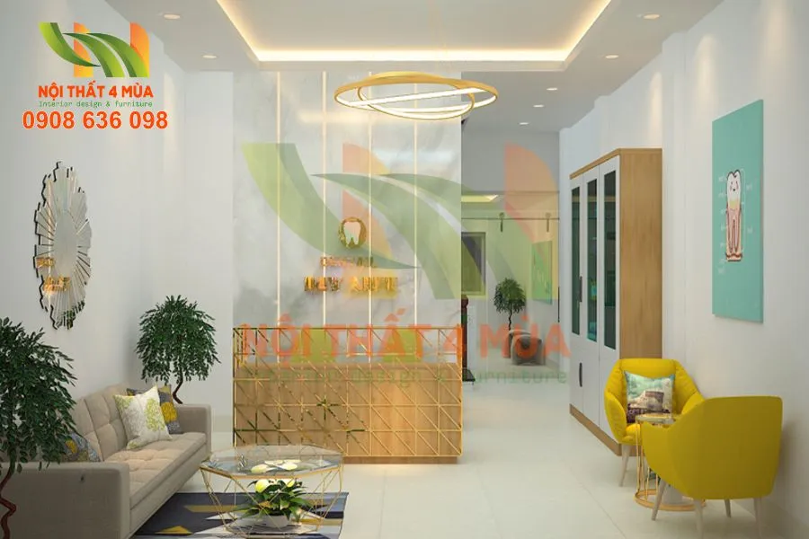 Không gian sảnh chờ đẹp hơn nhờ bọc ghế sofa bệnh viện