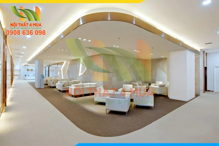 Mẫu bọc ghế sofa bệnh viện cho khu vực tư vấn bệnh nhân