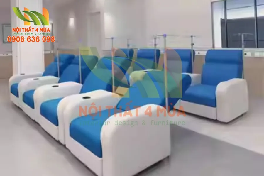 Hình ảnh bọc ghế sofa bệnh viện tiêu chuẩn an toàn y tế