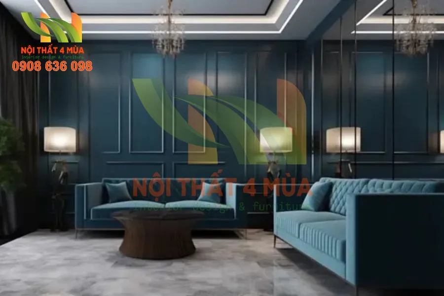 Bọc Ghế Sofa Khách Sạn Cao Cấp – Giải Pháp Nâng Tầm Không Gian 17 Hình ảnh bọc ghế sofa khách sạn tone vàng ánh kim tạo điểm nhấn sang trọng cho sảnh tiếp đón