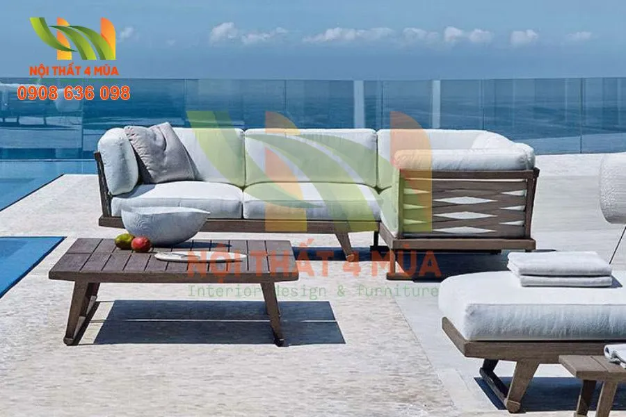 Hình Ảnh Bọc Ghế Sofa Resort Cho Khu Vực Sảnh Đón