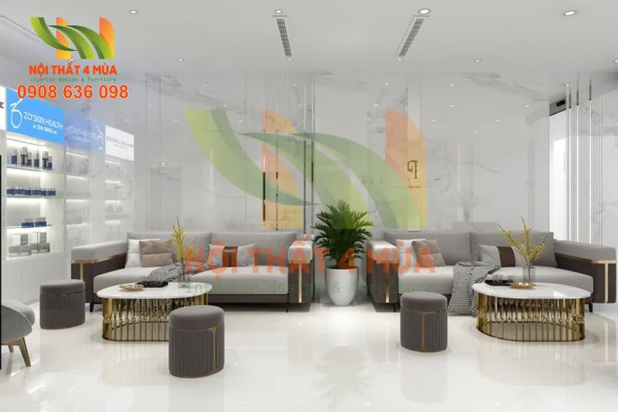 Mẫu bọc ghế sofa spa cao cấp dành cho không gian thư giãn chuyên nghiệp